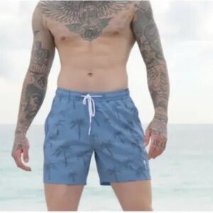 Men Swim Trunk Shorts NWT 2X Athleisure Beach Vacation Resort Summer Boat Pool